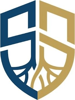 Стилизованный логотип юридической компании, специализирующейся на наследственном праве, чистый современный дизайн.